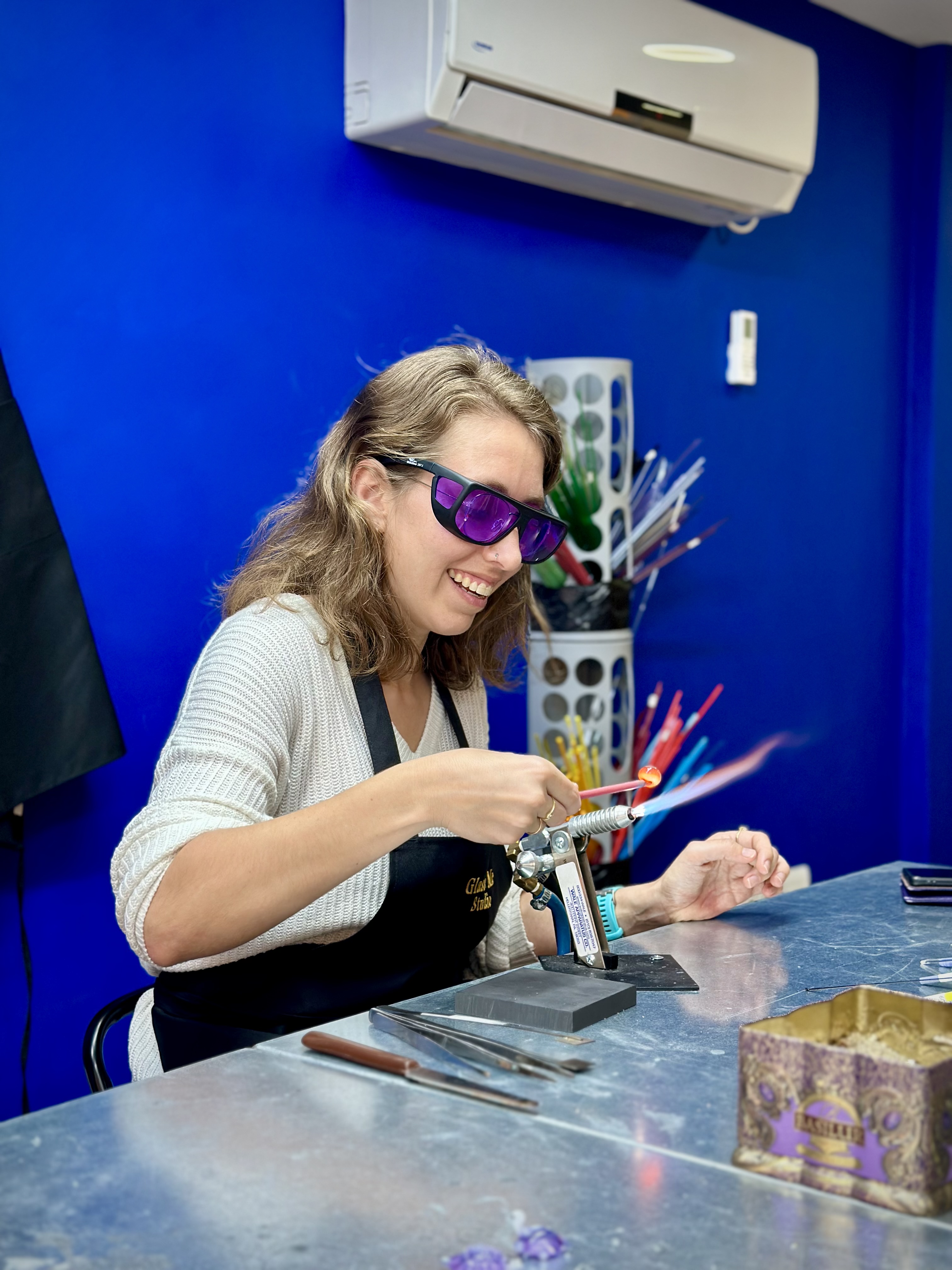 סדנת פיסול בזכוכית חמה — תמונה 11